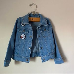 Disney Minnie Mouse Tutu Couture Patch Jean Jacket